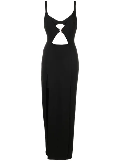 RHUDE vestido largo a capas 