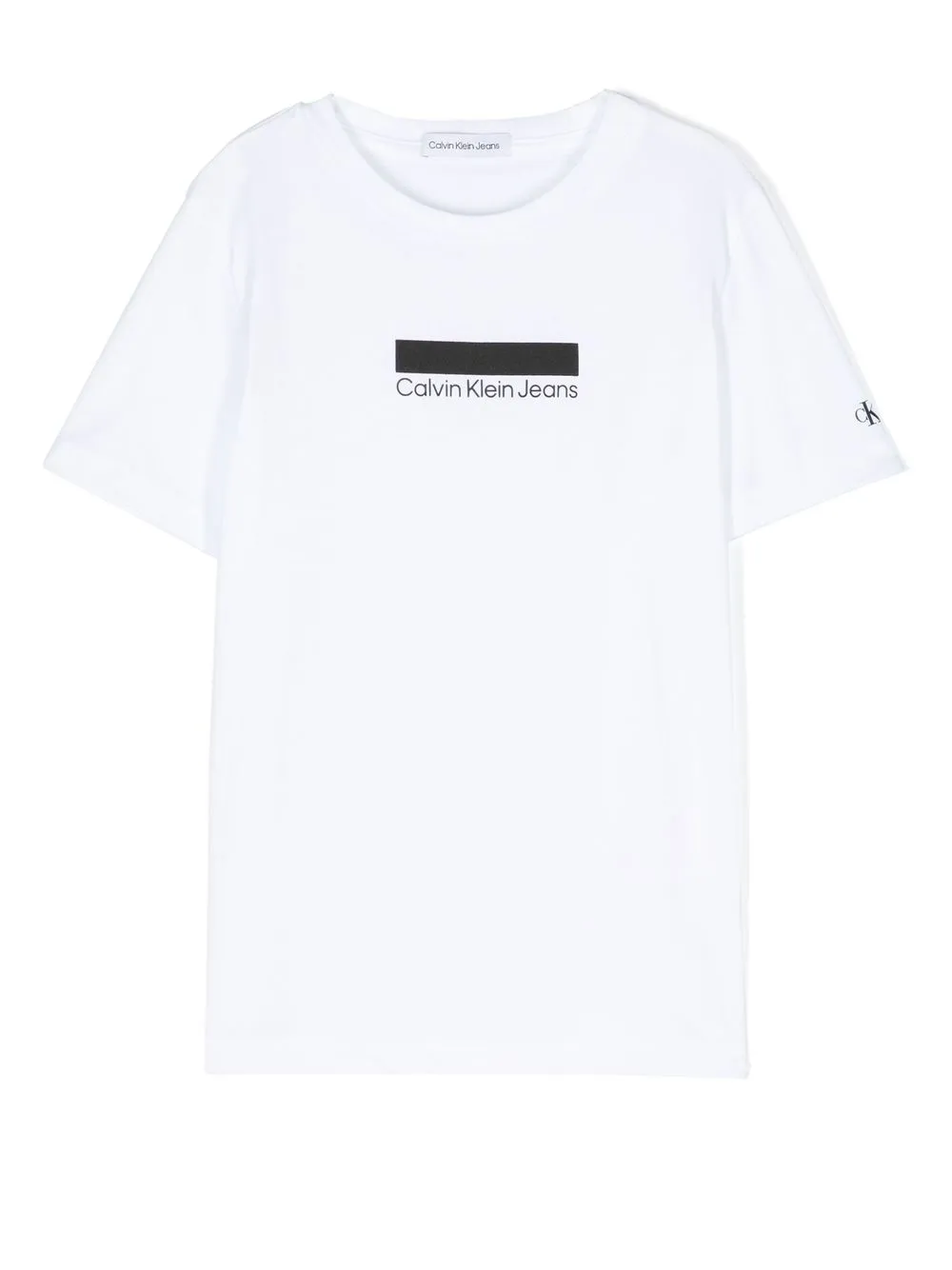 

Calvin Klein Kids logo-print cotton T-shirt - White