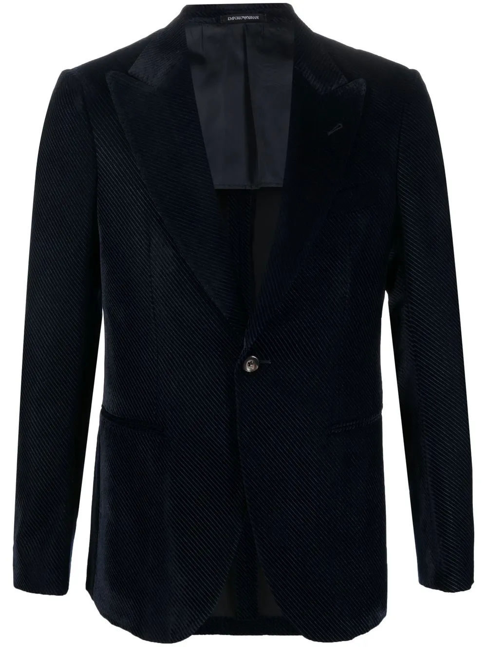 

Emporio Armani single-breasted blazer - Blue