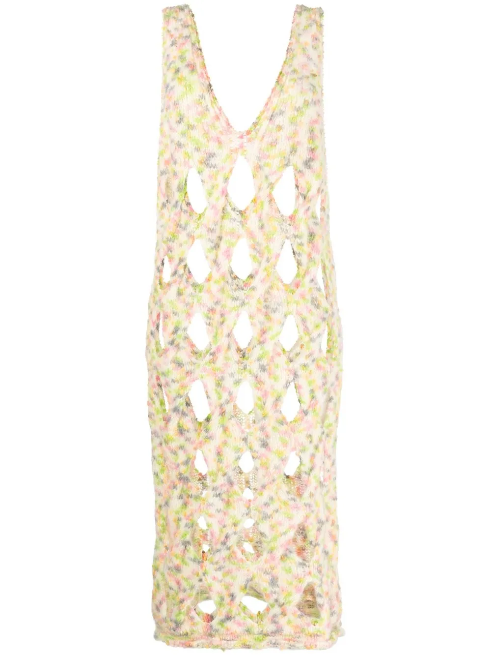 

Rus multicolour cut-out knit dress - Neutrals