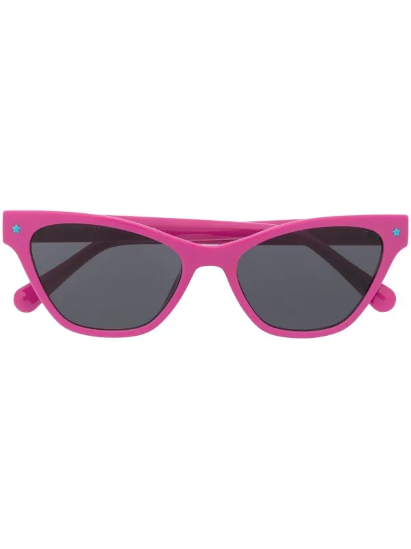 Chiara Ferragni Red Cat-Eye Sunglasses SOLD} Super fun Pink glitter Chiara Ferragni cat eye  main image 4