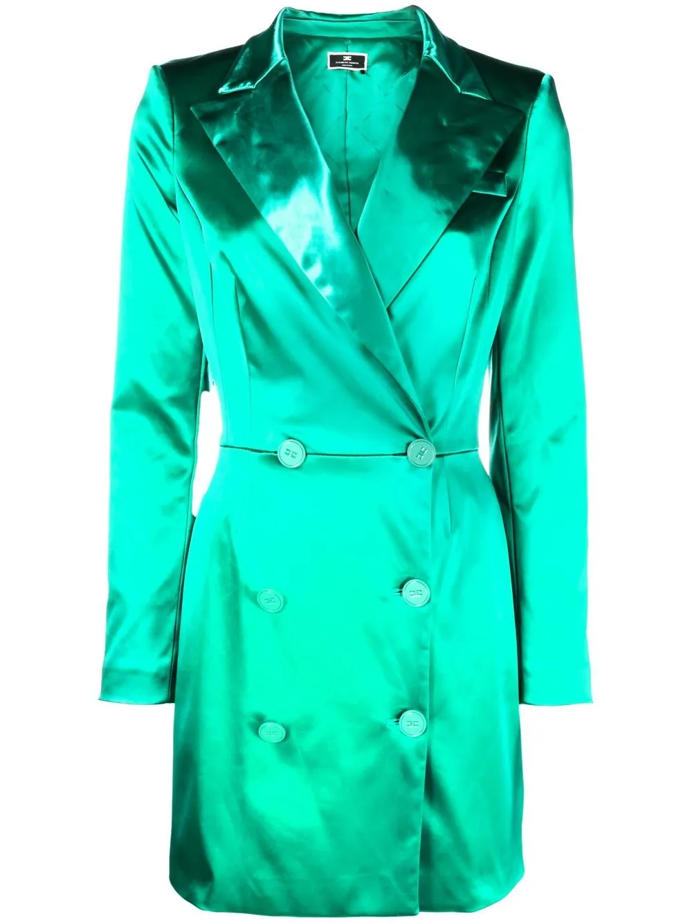 

Elisabetta Franchi double-breasted blazer dress - Green