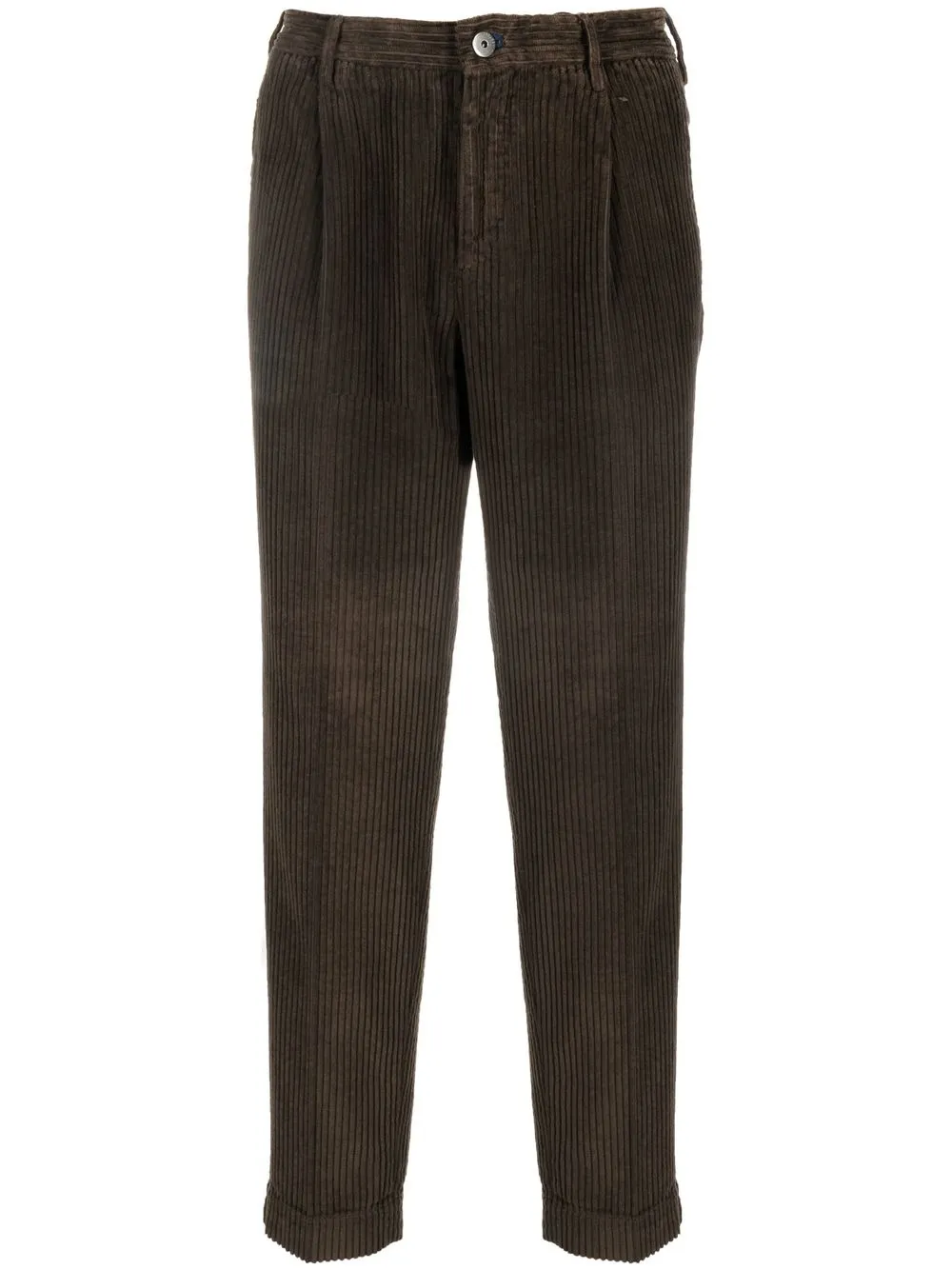 

Incotex corduroy slim-cut trousers - Brown