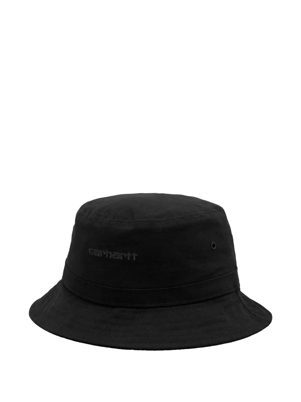 Carhartt WIP logo bucket hat | Black | Image 1