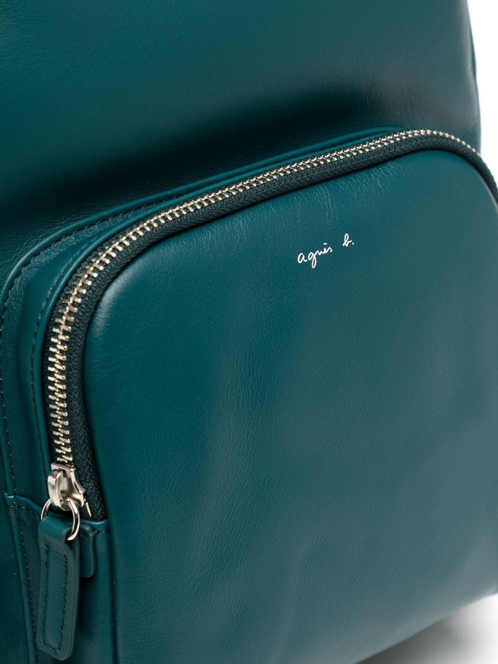 Agnès B. Logo-detail Leather Backpack - Farfetch