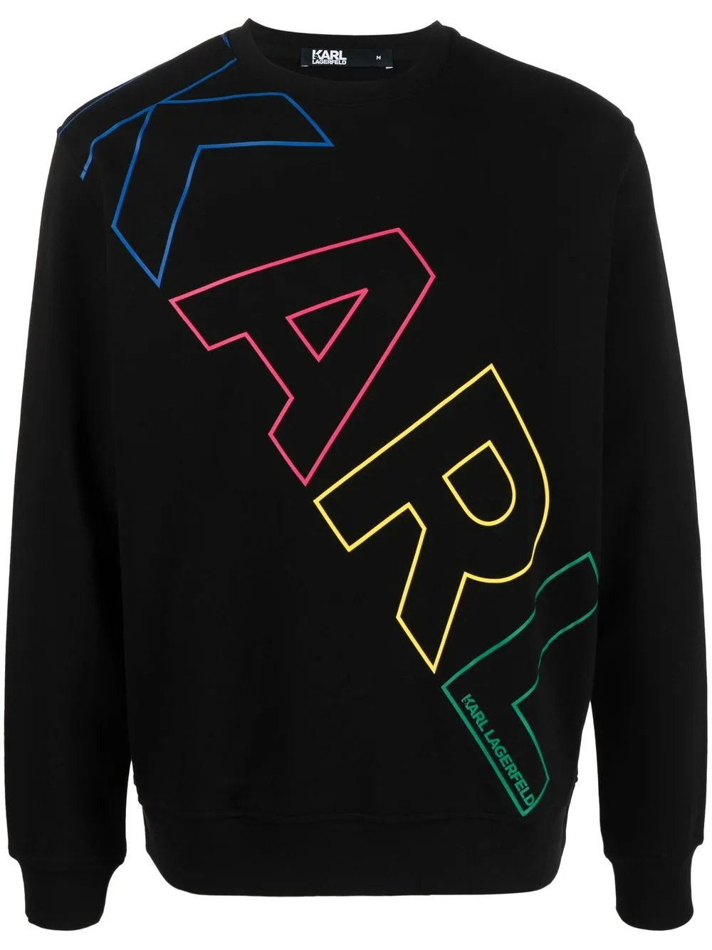 

Karl Lagerfeld logo-print long-sleeve sweatshirt - Black