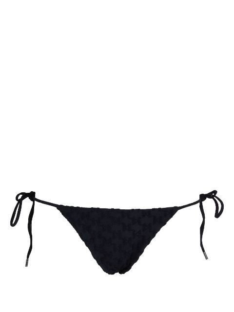 Karl Lagerfeld monogram-print bikini bottoms