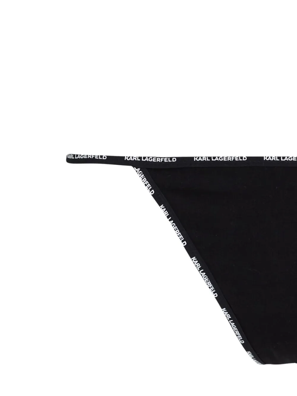 Karl Lagerfeld String met logo - Zwart