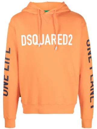 Dsquared2 store hoodie orange