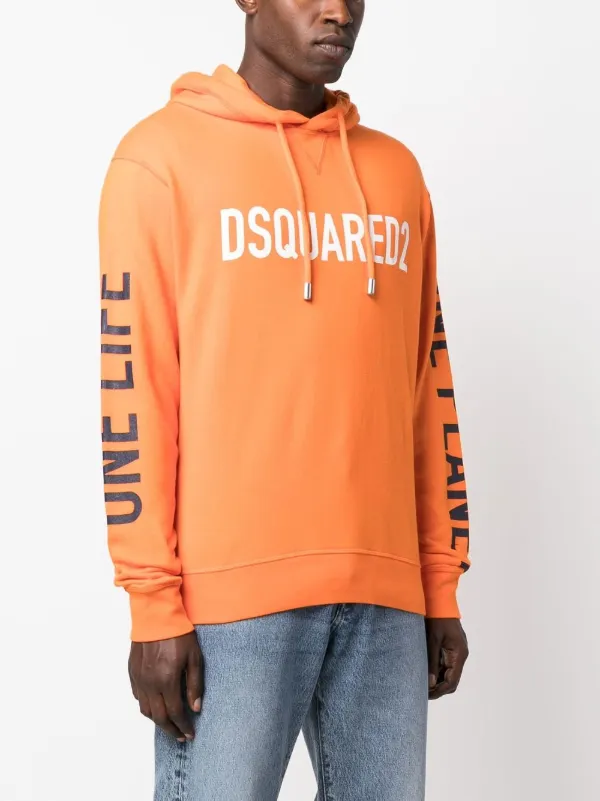 メール便対応！ DSQUARED2 スローガン フーディー Lサイズ - 通販