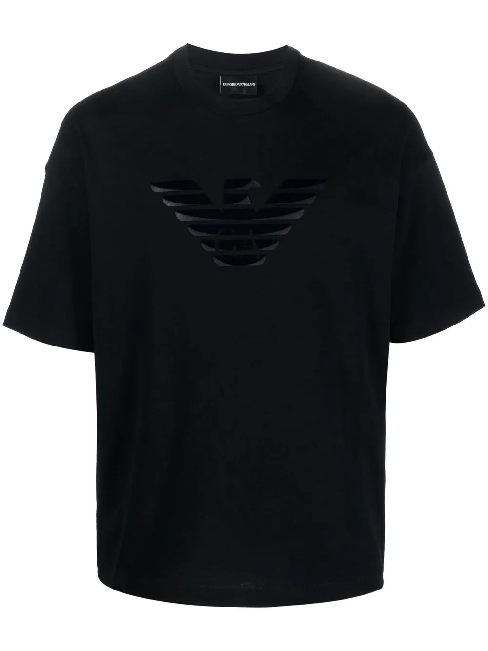 

Emporio Armani logo-print short-sleeve T-shirt - Blue