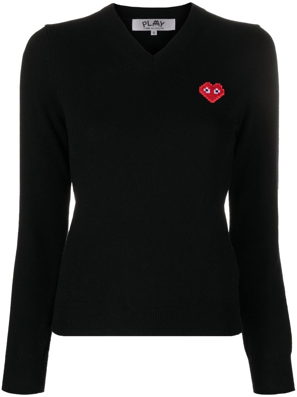 

Comme Des Garçons Play heart logo jumper - Black