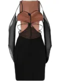 Nensi Dojaka cut-out mini dress - Black