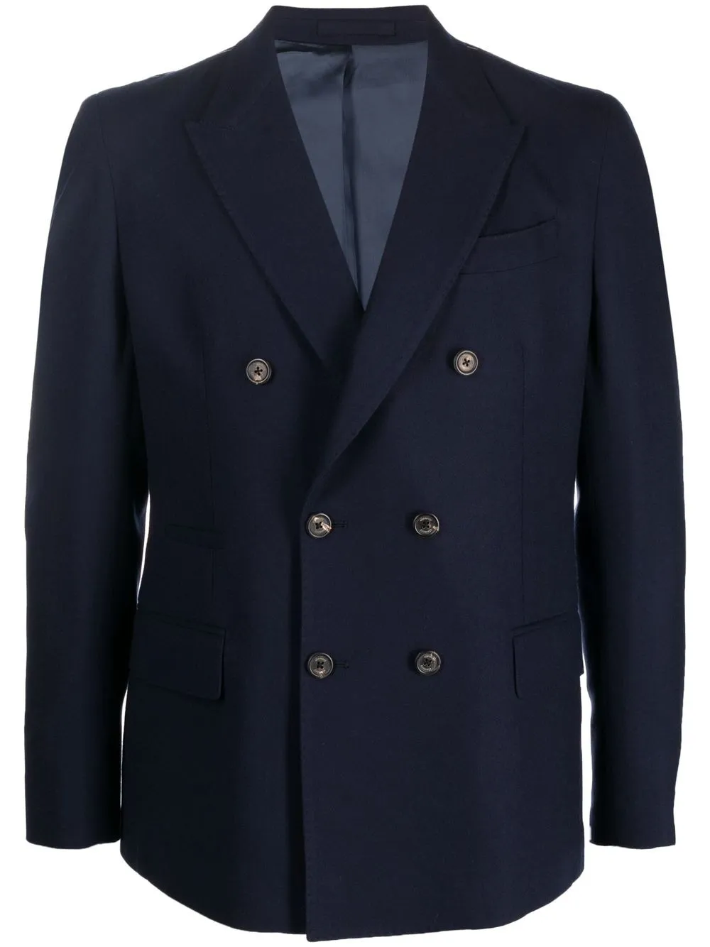 

Eleventy wool double-breasted blazer - Blue