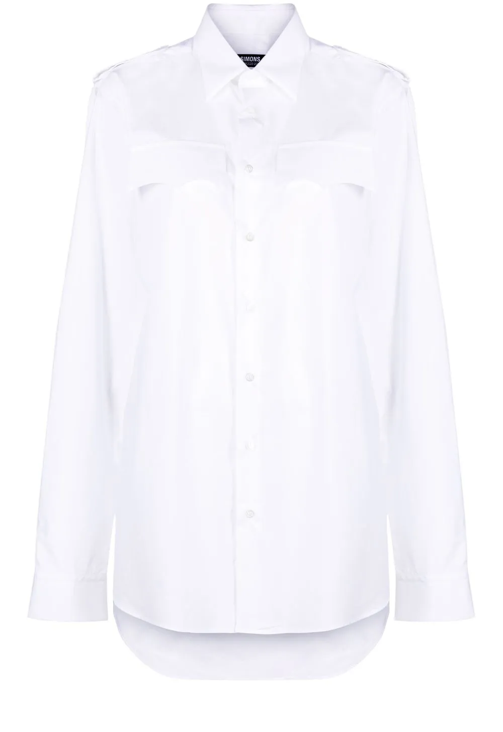 

Raf Simons Uniform long-sleeved cotton shirt - White