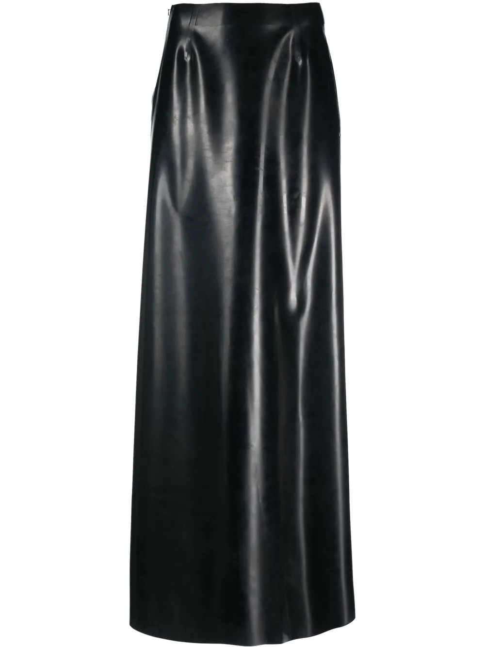 

Kwaidan Editions Lala latex maxi-skirt - Black