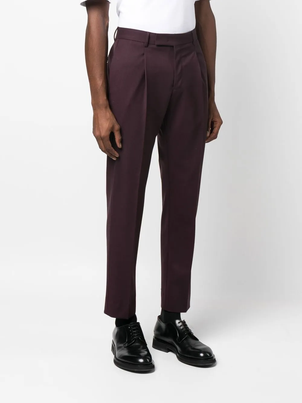  Pt Torino Hose Mit Geradem Bein   Violett 