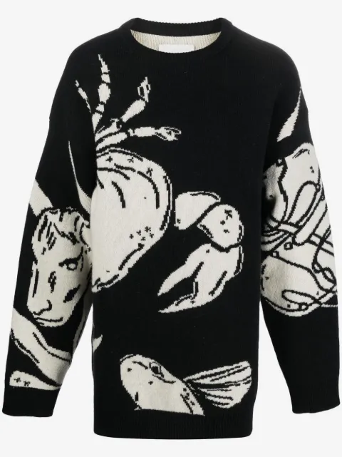 Jil Sander Intarsia trui