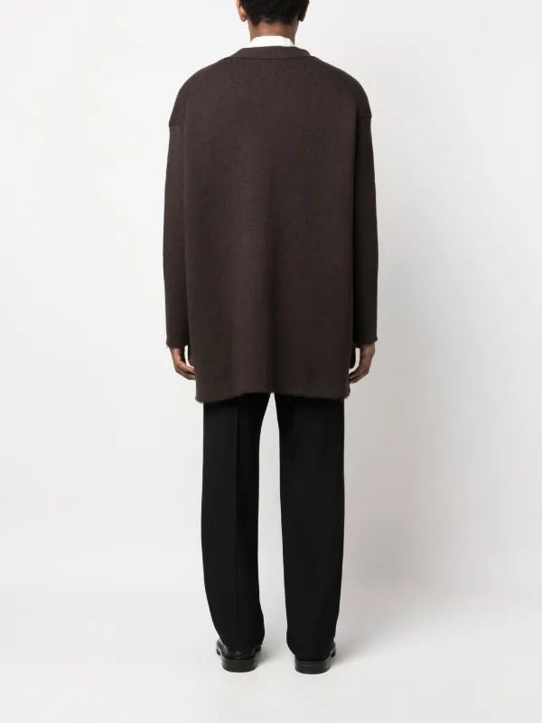 Jil Sander オーバーサイズ カーディガン | ブラウン | FARFETCH JP