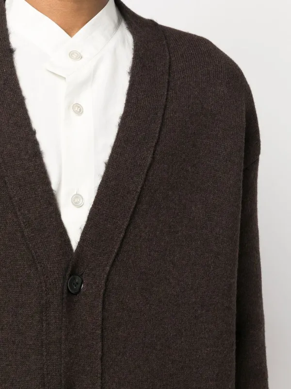 ジルサンダーモヘヤカーディガン Jil Sander オーバーサイズ カーディガン | ブラウン | FARFETCH JP