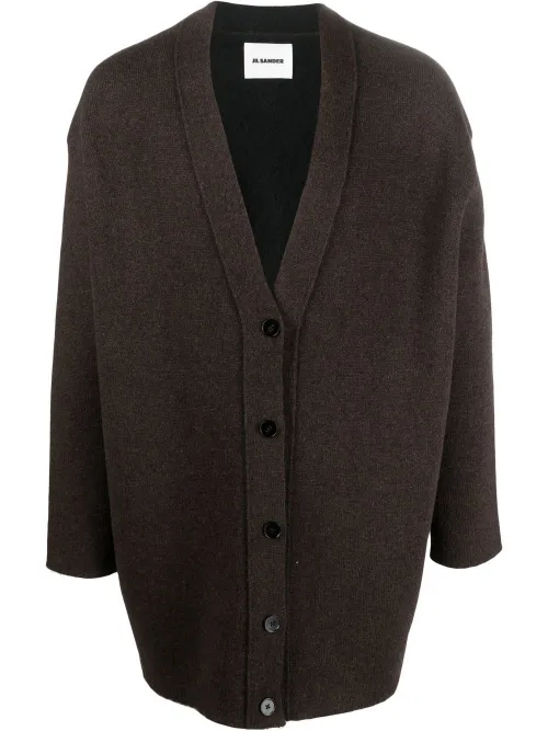 Cardigan oversize à col v - Jil Sander - Modalova