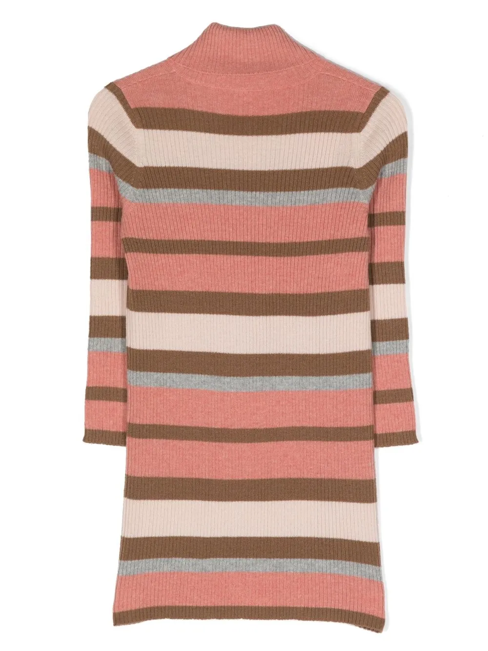 Il Gufo Gestreepte jurk - Roze