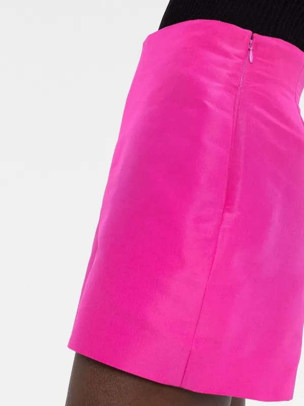 Valentino Garavani high-waisted Silk Shorts | Pink | FARFETCH JO