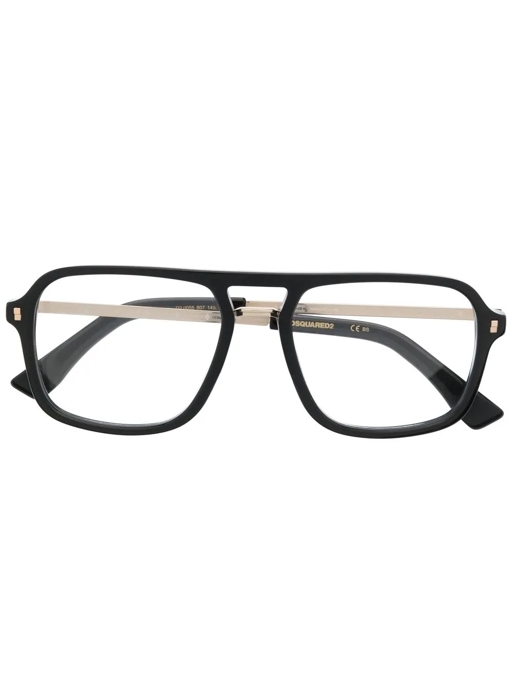 

Dsquared2 Eyewear oversize-frame glasses - Black