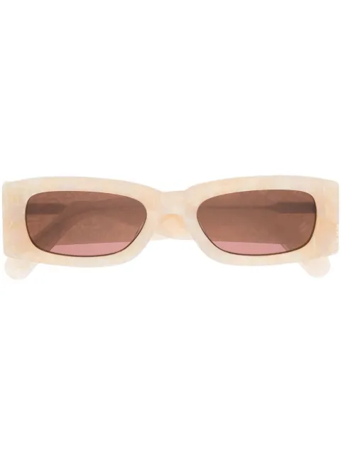 GCDS rectangular tinted sunglasses