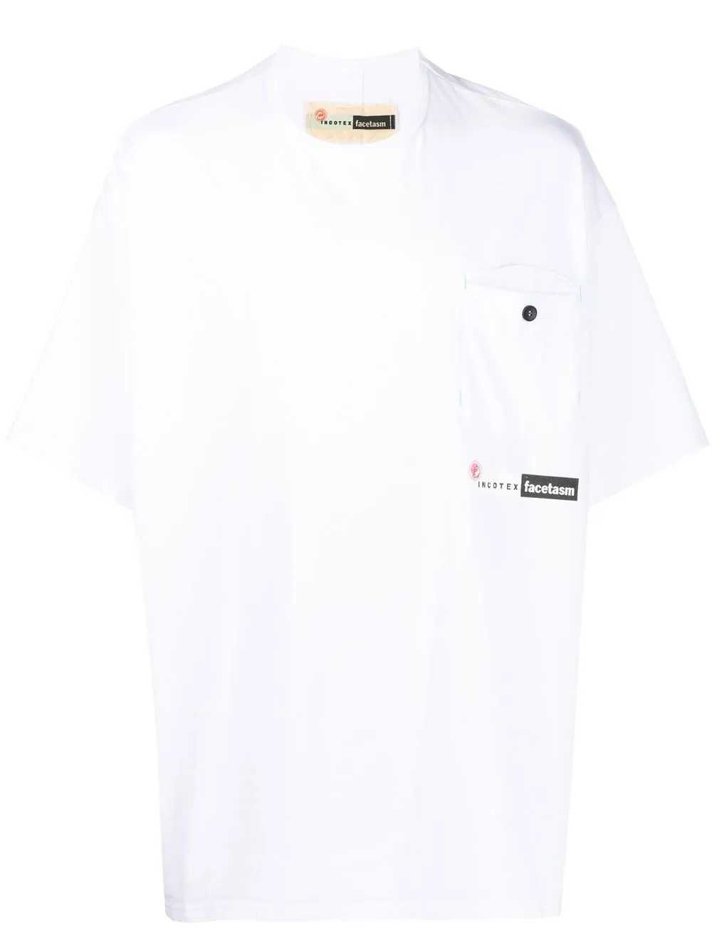 

Incotex playera con bolsillo en el pecho - Blanco