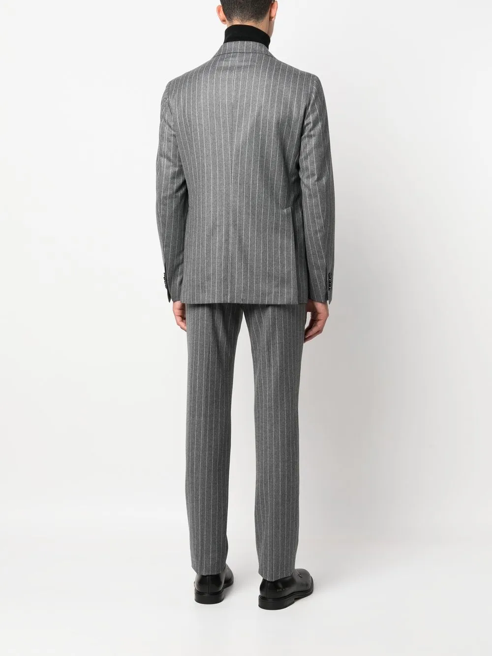 image 4 of tagliatore 细条纹羊毛西装套装