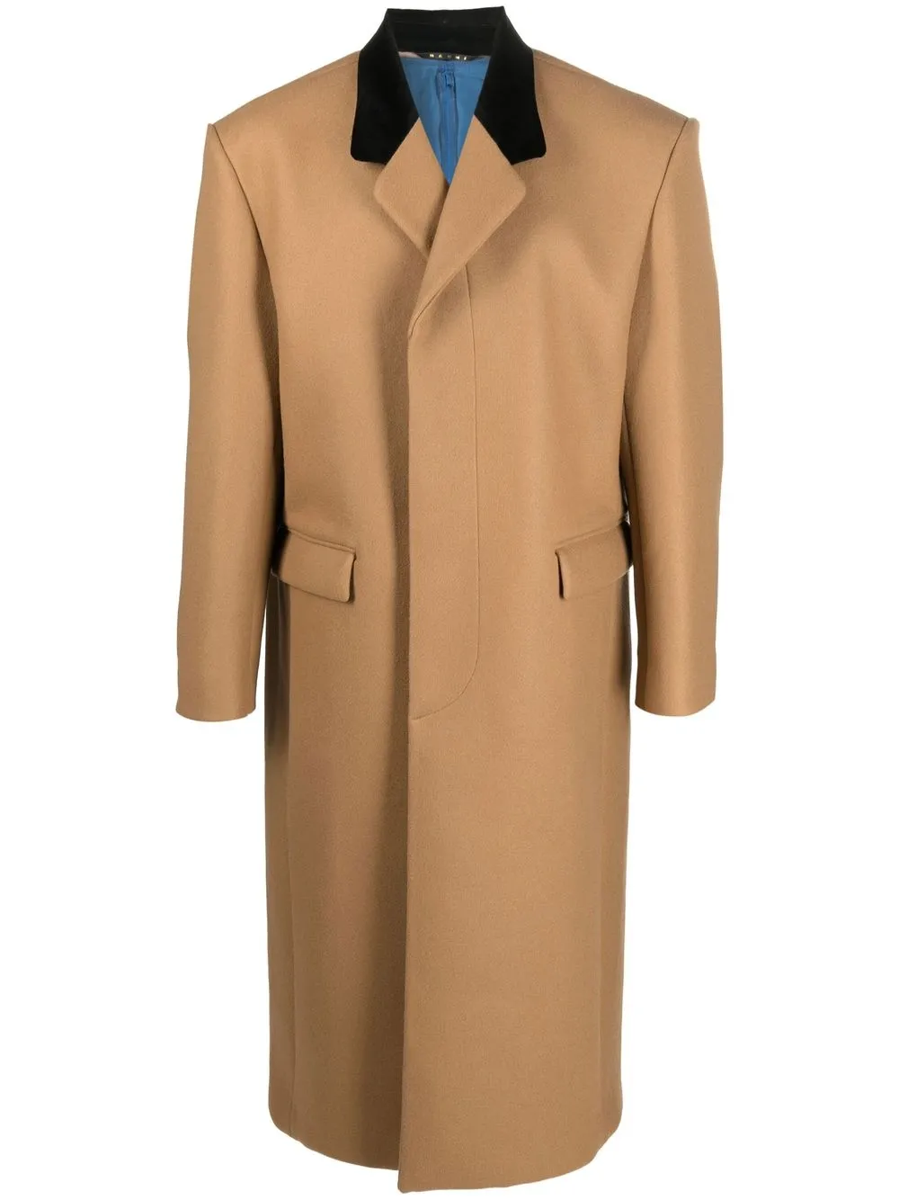 

Marni midi wool coat - Neutrals