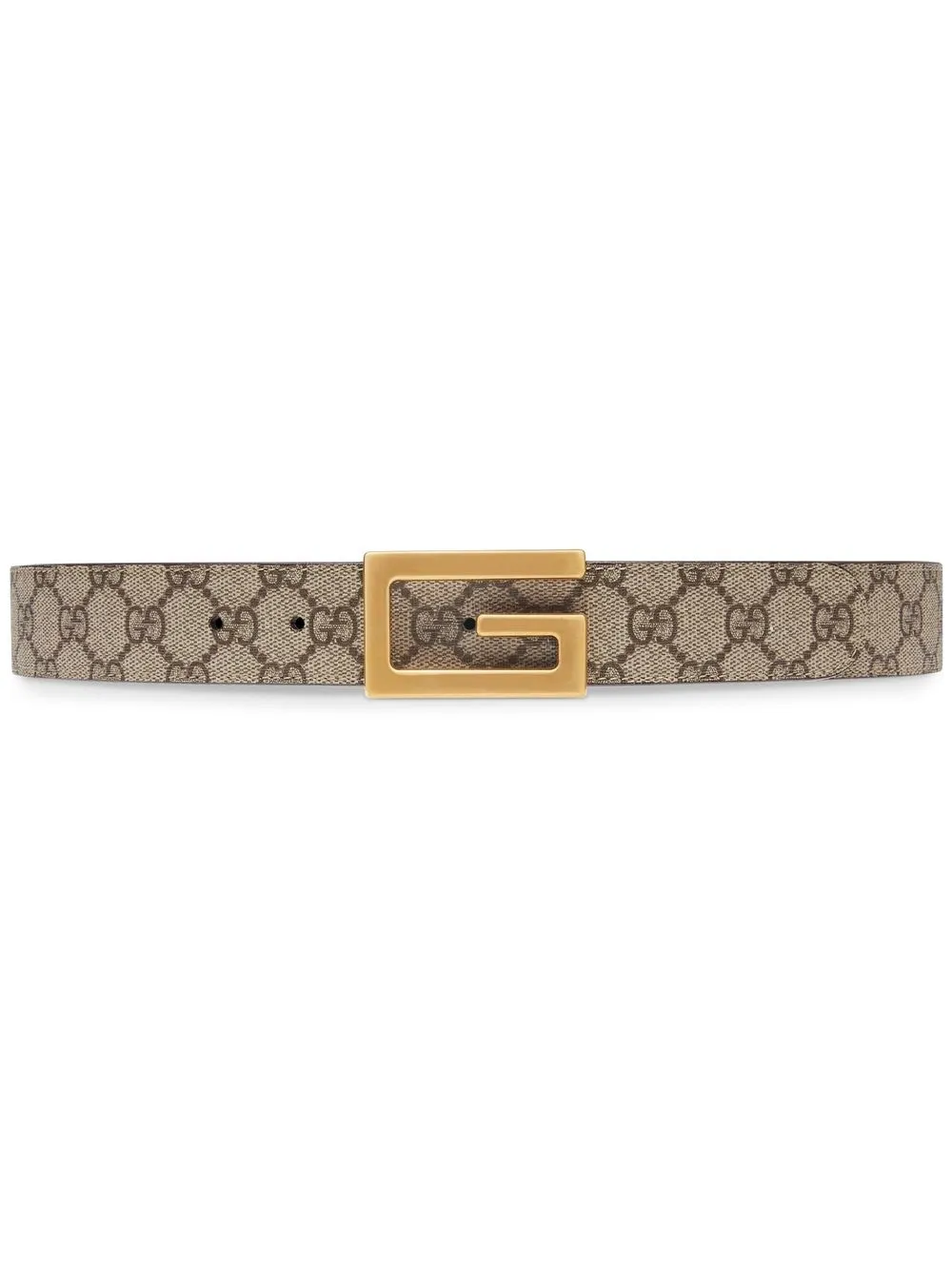 Gucci Reversible Interlocking-g Belt In Brown