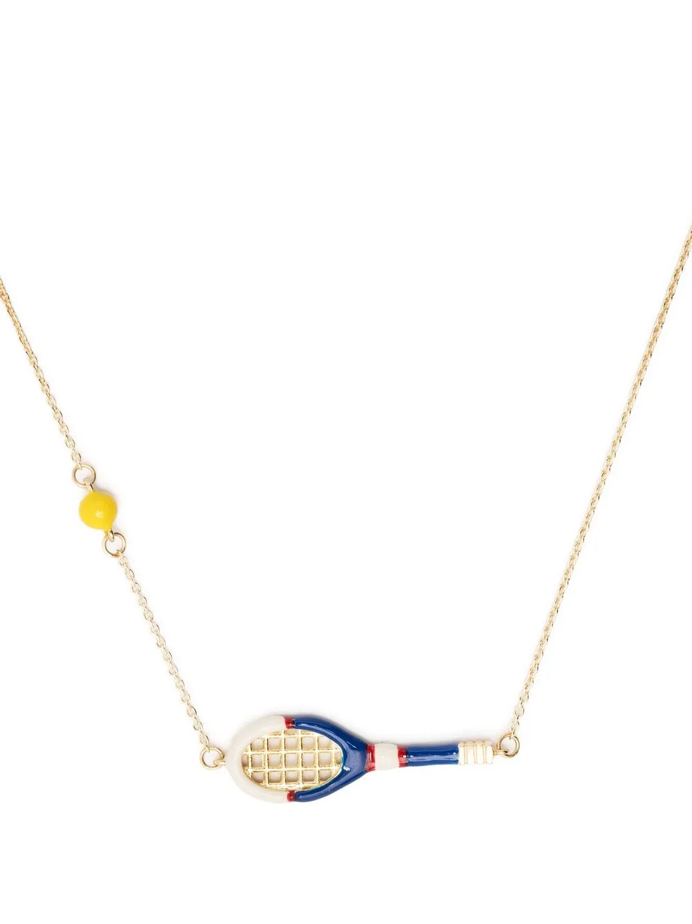 

Aliita 9kt yellow gold racquet necklace