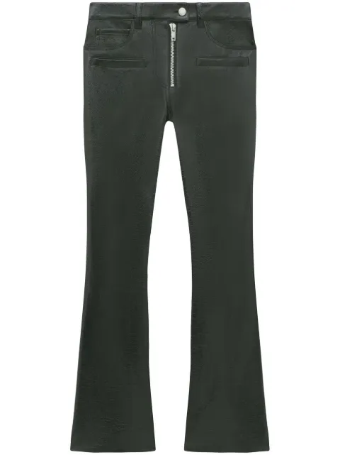 Courrèges corolle vinyl trousers 