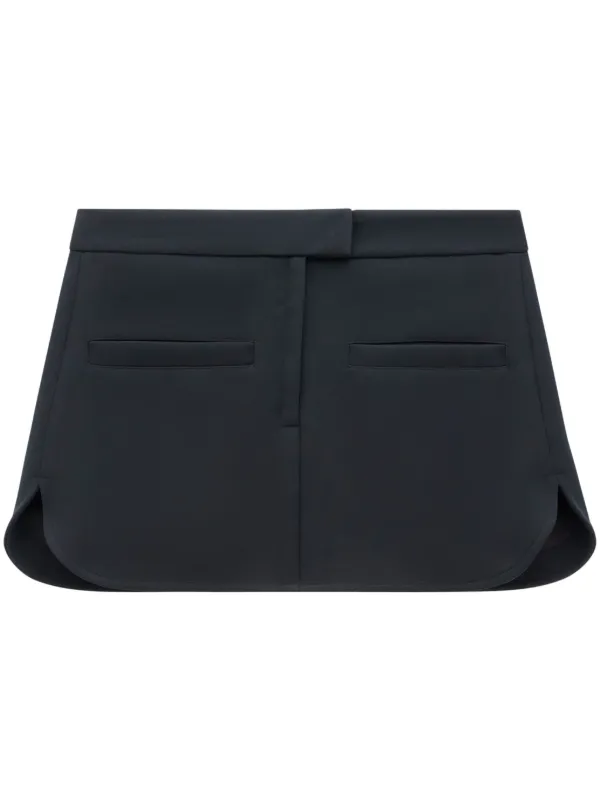 ワンピース COURREGES Women Mid Skirts 225JRO600JS 0203 B175 Black Courreges COURREGES Women Mid Skirts 225JRO600JS0203 B175