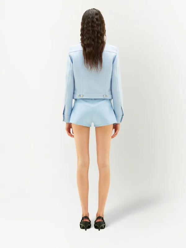 Courrèges Heritage Vinyl Shorts | Blue | FARFETCH