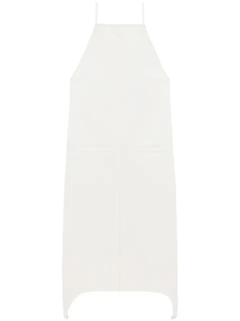 Courrèges square-neck midi dress 123CRO186PL0007 - 0