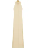 Courrèges cut-out ribbed midi dress - Neutrals