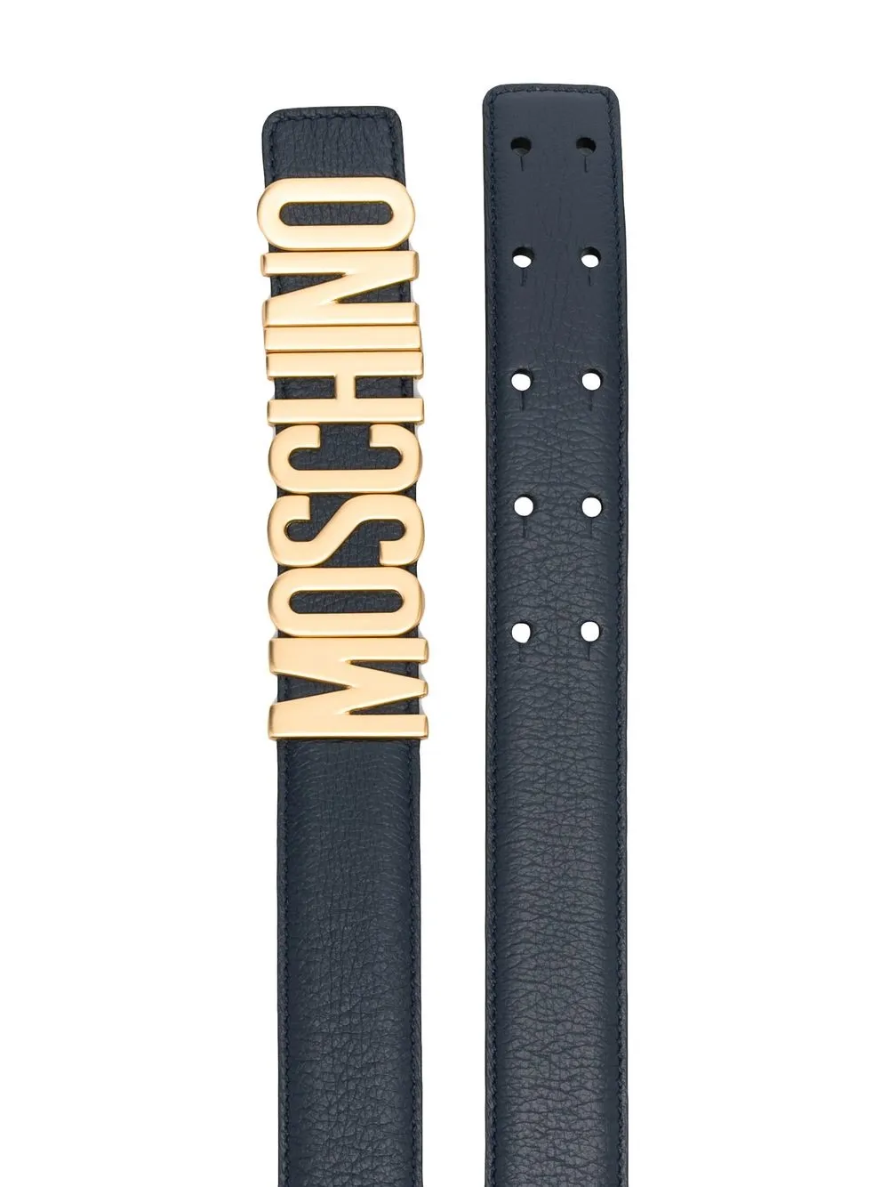 Moschino Riem met logo - Blauw