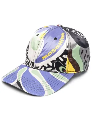 Moschino Logo Graphic Print Baseball Cap Farfetch