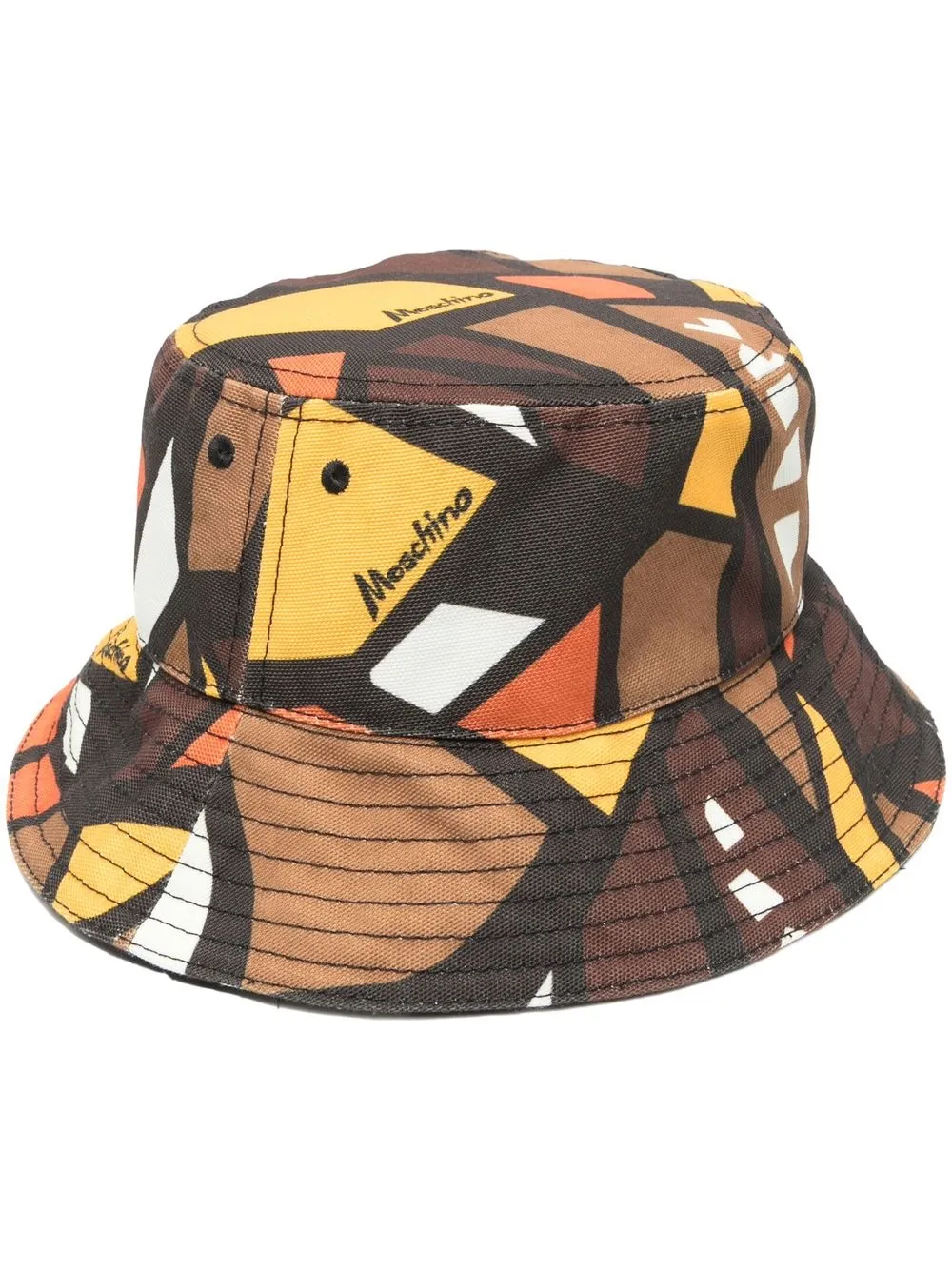 

Moschino graphic print bucket hat - Brown
