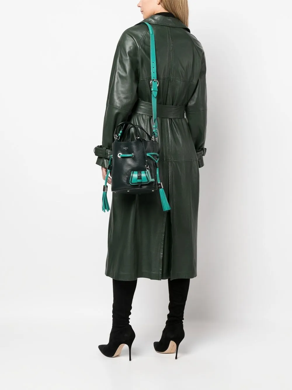 Lancel Premier Flirt kleine bucket-tas - Groen