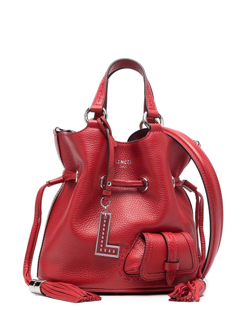 Lancel Small Premier Flirt Bucket Bag In Red
