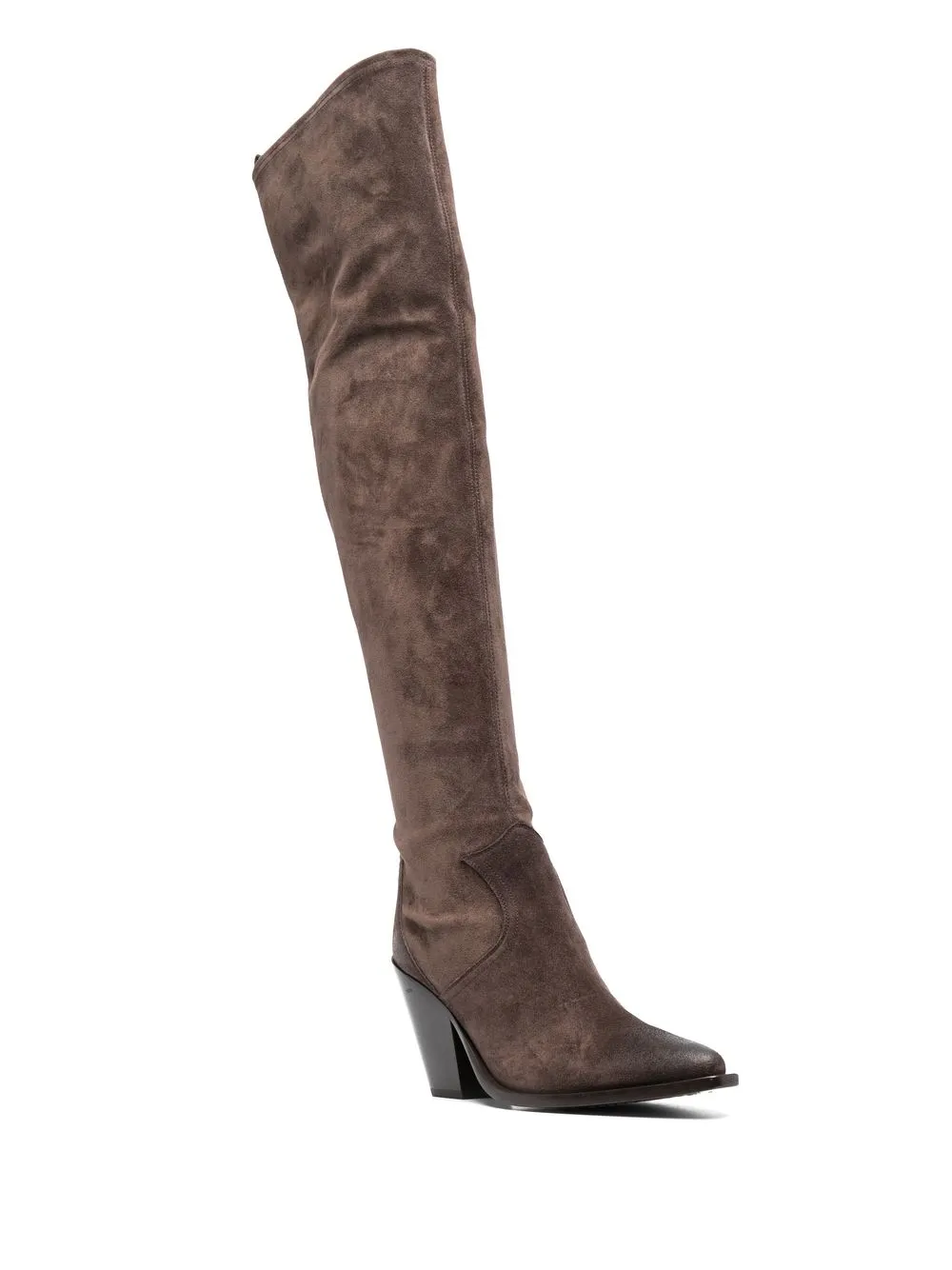 Sartore Overknee laarzen - Bruin