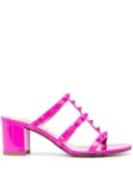 Valentino Garavani Rockstud-embellished leather mules - Pink