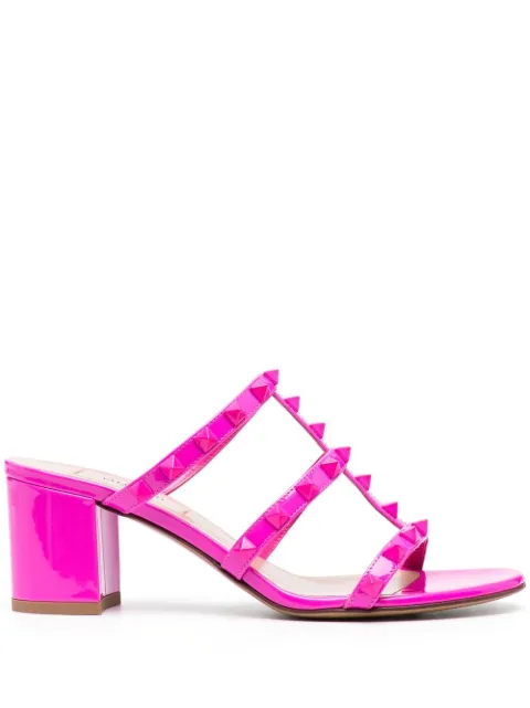 Valentino Garavani Rockstud-embellished leather mules WS0C47YPX - 0