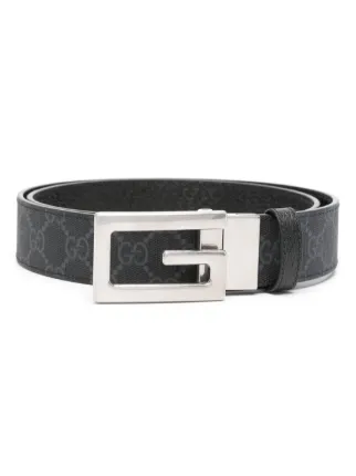 Gucci Reversible Leather Belt Black FARFETCH PH