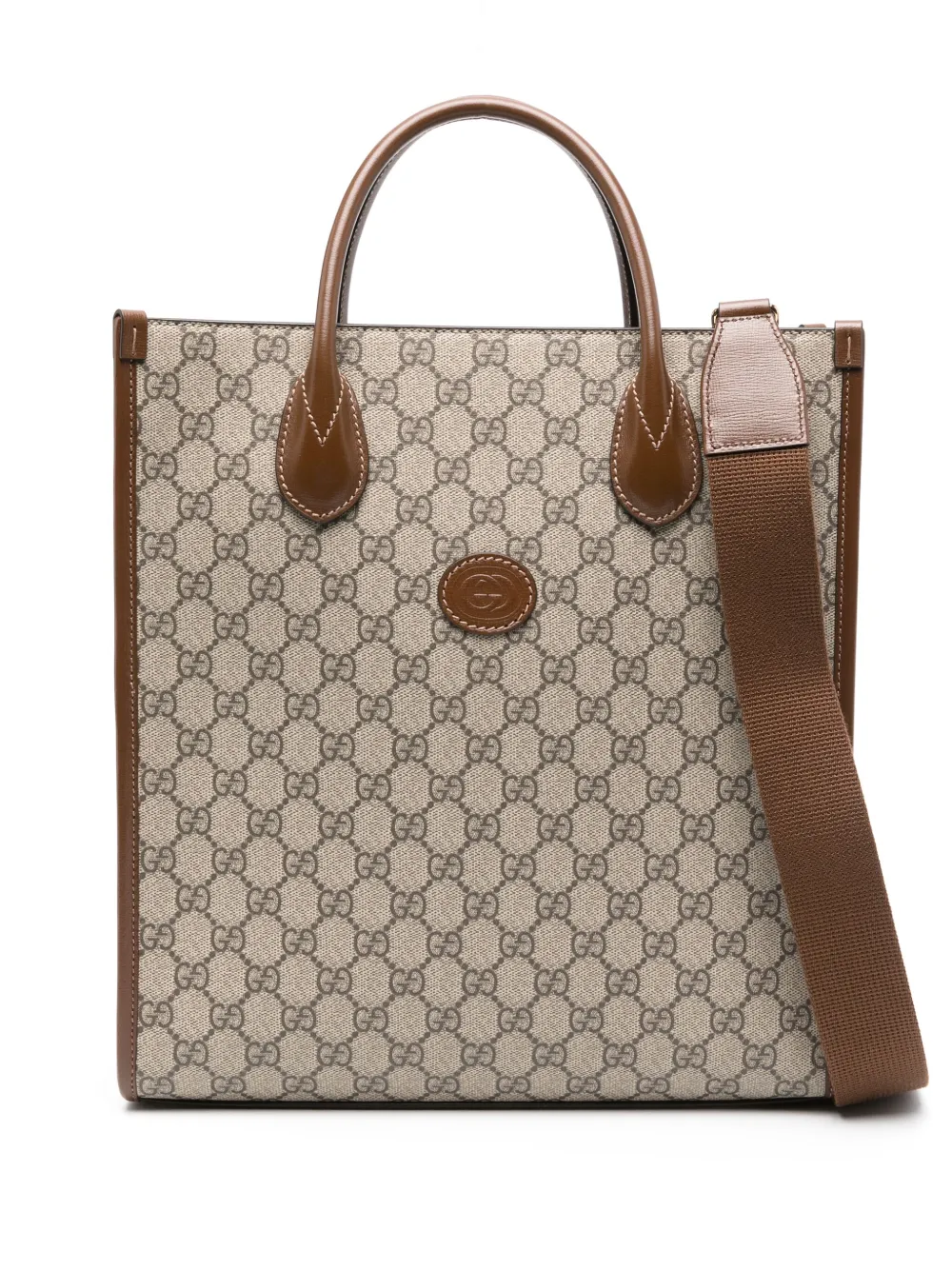 充実の品 インターロッキングG Gucci トートバッグ JP FARFETCH | ブラウン | バッグ