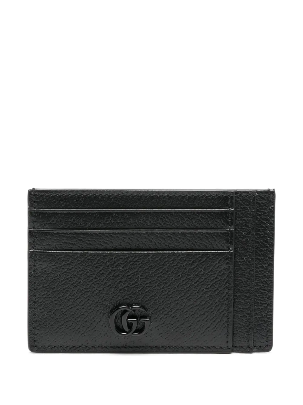 Gucci GG Marmont Kartenetui aus Leder | Schwarz | Image 1